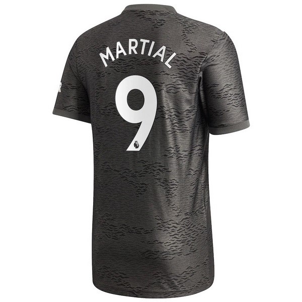 Camiseta Manchester United NO.9 Martial 2ª 2020-2021 Negro